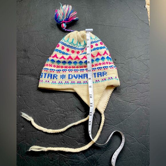 VTG DynaStar women’s beanie hat 100% Pure wool w/ special no-itch hem never worn main image 5